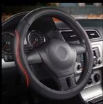 Custom-made Different Colors Universal Leather Car Steering Wheel Cover