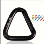 Custom Outdoor Climbing Hammock Locking Clips Keychain Hook Triangle Type Aluminum Alloy Carabiner