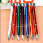 promotional office gift Metal aluminium Ballpoint Pen-customized laser engraved logo printing metal ball pens