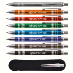 Laser Engraved customer Logo Metal Ball Pen aluminium Pen