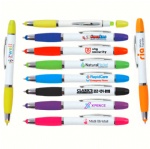 Promotional Custom logo Wax Highlighter Ball ballPoint Pen with stylus Cap for office use