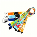 wrist strap sublimation wristlet bulk designer cute cartoon anime keychain polyester short lanyards with logo custom