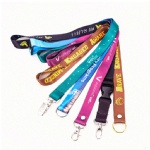 Sublimated Polyester Lanyard Cartoon Cute Image Custom Printed Logo Lanyard Sublimated Polyester Neck Id Lanyard