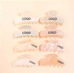 CUSTOM LOGO 5000+ COLORS factory direct sale 8.8cm hair claws clips for women girls fashion accessories