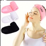 Salon Promotion Women Washing Face Hairband Custom Logo Makeup Headband
