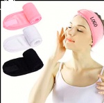 Salon Promotion Women Washing Face Hairband Custom Logo Makeup Headband