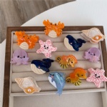 Cute Cartoon Style Small Size Cellulose Acetate Hair Clip Exquisite Acetate Animal Shape Hair Clips