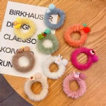 cute fashion luxury deluxe animal decorated elastic girl kids baby hair bands kids hair ties