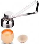 Stainless Steel Egg Topper Cutter Shell Opener Creative Kitchen Tool Metal Egg Scissors Boiled Raw Egg Opener