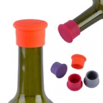 Keep Fresh Anti-dust Bottle Sealer Air-tight Leak-proof Wine Bottle Cap Silicone Bottle Beverage Stopper