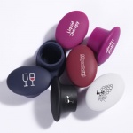 Custom Wine Accessories Gift Set Sparkling Beer Bottle Caps Silicone Red Wine Stopper