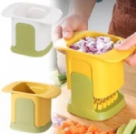 2-in-1 Vegetable Potato Slicer Chopper Dicing & Slitting manual vegetable chopper Stainless Steel Potato Chips Cutter