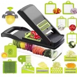 Kitchen Multi 12 in 1 Manual Mandoline Fruit Vegetable Cutter Onion Dicer Veggie Slicer Vegetable Chopper