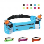 3 large pocket splash proof neoprene fabric Running Fanny Pack Slim Running Belt, Bounce Free Water Resistant waist bag