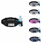 Sport Running City Jogging Running Zipper Waist Bag Phone Holder Bag Light Running Belt With Bottle Pocket