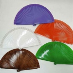 Spanish 23cm Handmade Promotional Wood Crafts Plain Wooden Folding Hand Fan