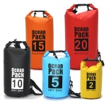 Custom Logo 2L 5L 10L 15L 20L 30L Floating Boating Hiking Outdoor PVC Ocean Pack Waterproof Dry Bag