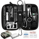 Professional Pocket Hiking Camping 16 in 1 Outdoor Emergency Survival Kit