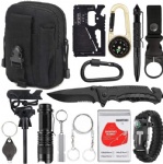 14 in 1 Outdoor EDC Survival kit Set Camping Travel Multi function Tactical Defense Equipment Birthday Gift Survival