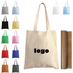 	 Custom Logo Size Printed Eco Friendly Recycled Reusable Plain Bulk Large Organic Calico Cotton Canvas Grocery Shopping Tote Bag