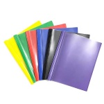 Custom A4 PP File Folders Plastic 2 pockets 3 Prongs Folders Letter Size Poly Office Supplies File Folder for Document