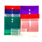 Custom Clear File Folder Document Bag Plastic Letter Size A4 School Business Archives Envelope Elastic Closure Folders