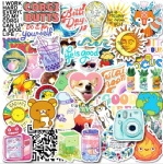 Small fresh stickers cross border spot wholesale non infringing graffiti stickers cartoon vsco graffiti stickers