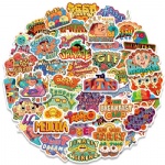 Self created non infringing graffiti text stickers inspirational phrases Famous Sayings english slogan stickers cross border text stickers