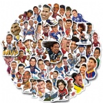 Sports superstar sticker personalized sports basketball star sticker DIY skateboard water cup trunk sticker