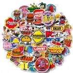 Letter mix American graffiti stickers Amazon cross-border trend cartoon do not repeat stickers original