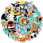 Color animal sticker children cartoon animal cute trunk sticker motorcycle computer sticker