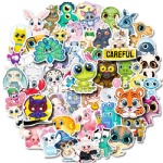 Cute cartoon big eyes sticker cute animal head sticker cartoon children's reward sticker stationery sticker