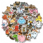 Animal stickers orangutan little dog cartoon cute pet animal Forest Friends Association Children's graffiti stickers