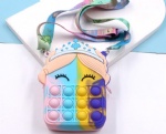 Pop Poppers Shoulder Bag Figetget Toys, Push Bubble Women's Bags, Push Pop Bubble Handbag