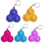 Push Pop bubble keychain logo customized