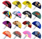 party wedding Advertising Fan Loud Fan Large Bamboo Bone Fabric rave fans