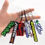 Custom 2d 3d Logo Soft Pvc Rubber Silicone Personalized Keychain Key Chain Keyring Key Chain