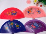 Wedding party Hand Painted Spanish Fan Wooden Fans Lady Fan