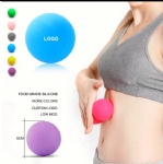 custom logo pvc massage ball all kinds of size colorful official silicone lacrosse massage ball