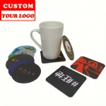 Customized Custom Logo Printing Cardboard Personalized Office Hotel Dining Water Absorbent Paper Coasters For Tea Cup