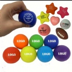 Promotional Squeeze Pu Toy Anti-stress Shape Stressball Customized With Logo For Kids Foam Soft Relief Stress Ball Custom Logo