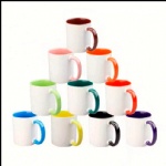 11oz white sublimation blank coated Printed Mugs Custom