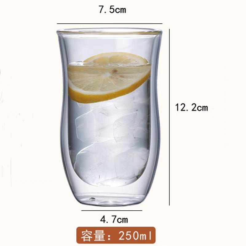 250ml Hot Cold Drinking Borosilicate Glass Coffee Mug 8oz Espresso Cup Elegant Clear Coffee Tea Milk Glass Mug 250ml Hot Cold Drinking Borosilicate Glass Coffee Mug 8oz Espresso Cup Elegant Clear Coffee Tea Milk Glass Mug