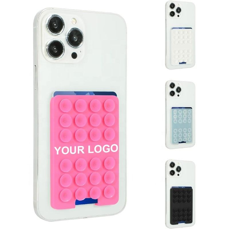 Suction Phone Case Mount, Sillicon Adhesive Phone Accessory for iPhone and Android Suction Phone Case Mount, Sillicon Adhesive Phone Accessory for iPhone and Android