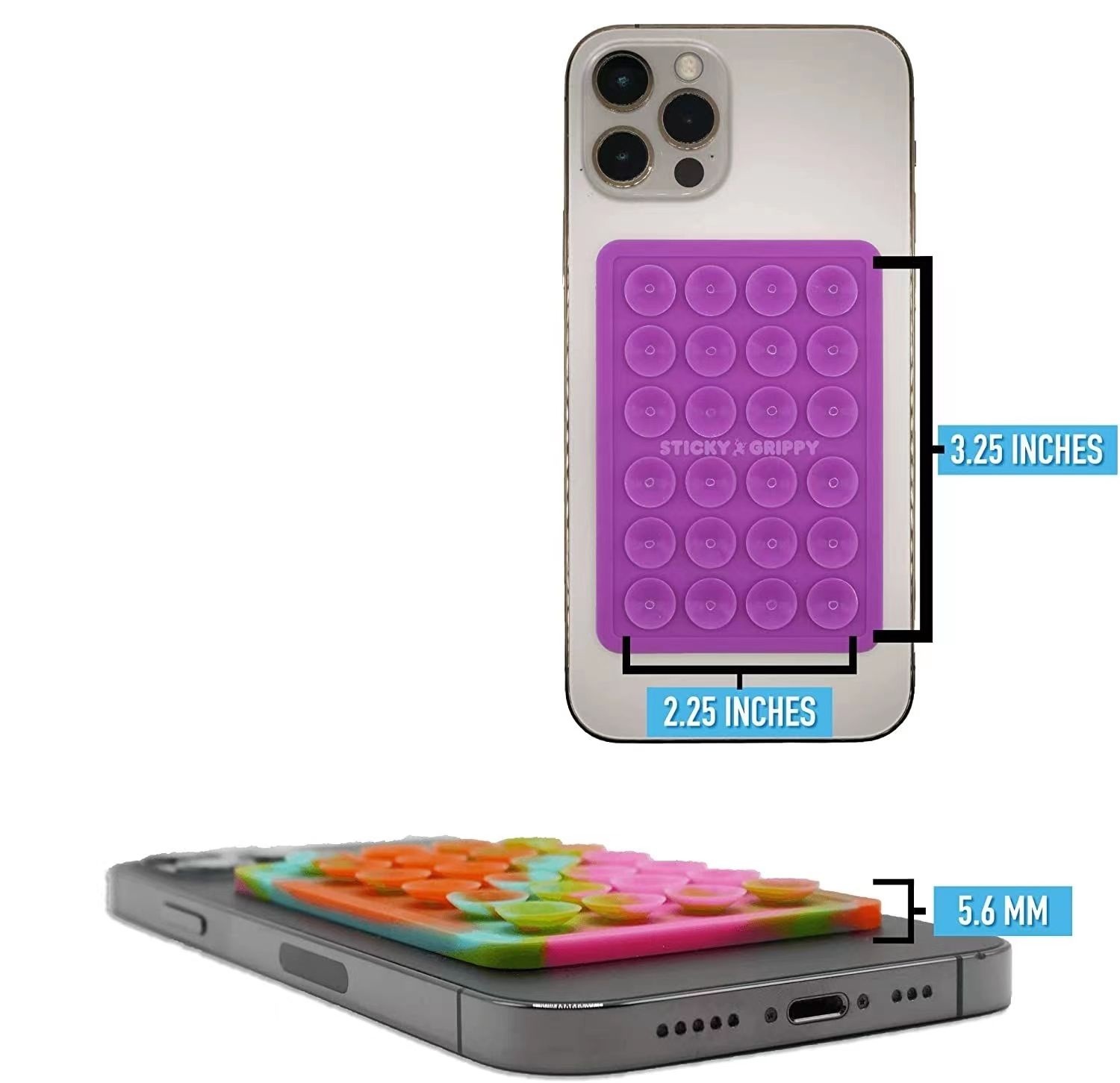 Suction Phone Case Mount, Sillicon Adhesive Phone Accessory for iPhone and Android Suction Phone Case Mount, Sillicon Adhesive Phone Accessory for iPhone and Android