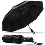 Folding Vented Double Canopy Auto Open Close Umbrella