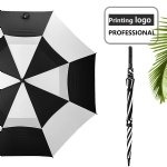 Multi Colors Double Canopy Golf Umbrella Sale